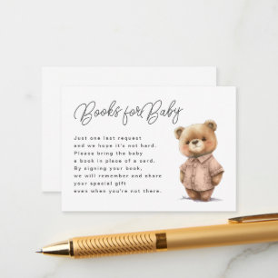Leuke Teddy Bear Boeken voor Baby Informatiekaartje
