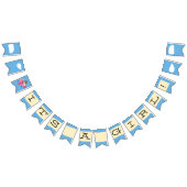 Leuke Teddy Bear Pilot Girl Baby shower Vlaggetjes (Alle)