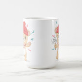 Leuke Teddy Bear Vrolijk Kerstfeest Koffiemok (Center)