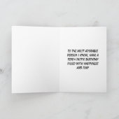 Leuke Teddy Beer Feestballonnen Verjaardag Kaart (Binnen)