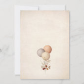 Leuke teddybeer Herfst pompoenen jongen Verjaardag Kaart (Achterkant)