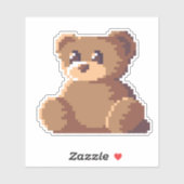 Leuke teddybeer sticker (Vel)