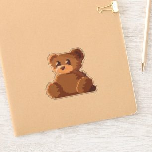 Leuke teddybeer sticker
