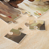 Leuke teddybeer thema kinderpuzzel legpuzzel (Zijkant)