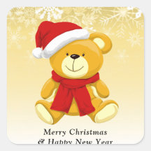 Leuke Teddybeer Vrolijke Kerstvakantie