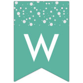 Leuke teddybeer welkom genderneutraal Baby shower Vlaggetjes (Derde vlag)