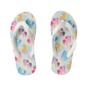 leuke teenslippers met eenhoorn fantasy (Voetbed)
