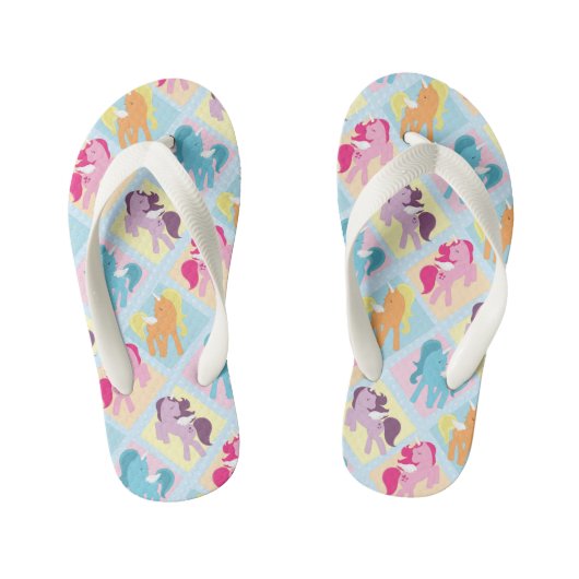 leuke teenslippers met eenhoorn fantasy (Voetbed)
