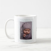 Leuke Tekening Foto Geboorte Aankondiging Kaart Ba Koffiemok (Links)