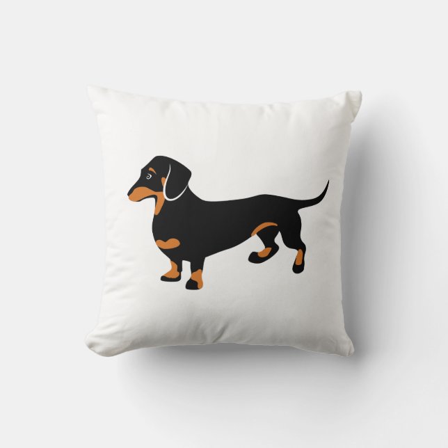 Leuke Tekkel - Hond Doxie Kussen (Voorkant)