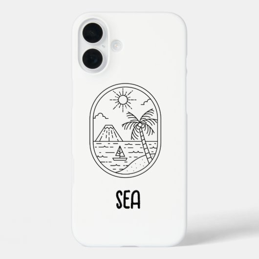leuke telefoonhoesje voor het strand Case-Mate iPhone case (Achterkant)