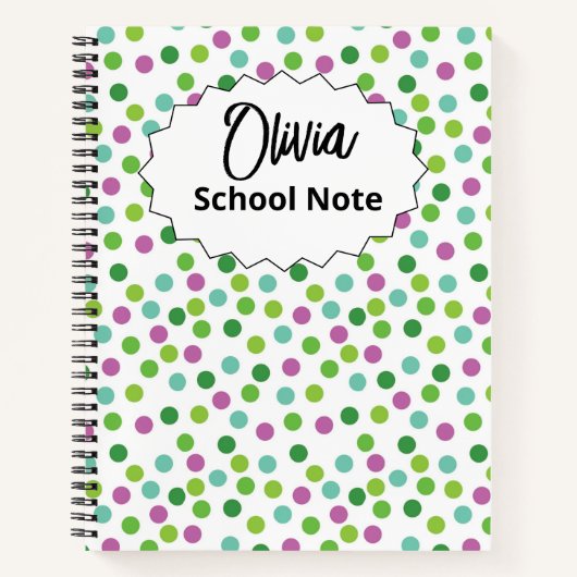 Leuke terug naar school benodigdheden voor kindere notitieboek (Voorkant)