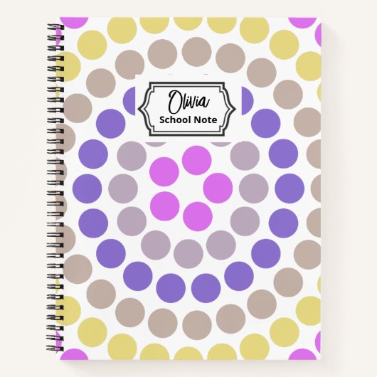 Leuke terug naar school benodigdheden voor kindere notitieboek (Voorkant)