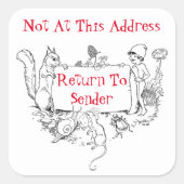 Leuke terugkeer naar afzender Sticker (Voorkant)