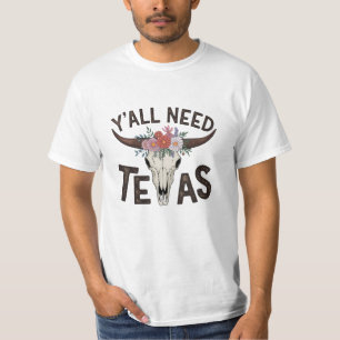 Leuke Texas-thema graphics T-shirt
