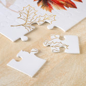 Leuke Thanksgiving activiteit Gekke Turkije Borste Legpuzzel (Zijkant)