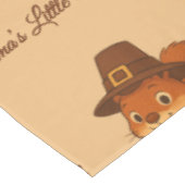 Leuke Thanksgiving Eekhoorn Pompoen illustratie Tafelkleed (Gekanteld)