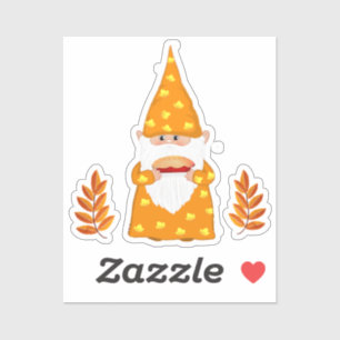 Leuke Thanksgiving Gnome Sticker