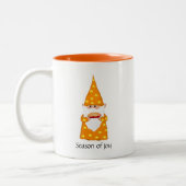 Leuke Thanksgiving Gnome Tweekleurige Koffiemok (Links)