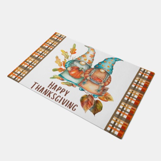 Leuke Thanksgiving Gnomen Deurmat (Schuin)