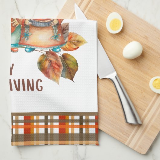 Leuke Thanksgiving Gnomen Theedoek (Quarter Fold)
