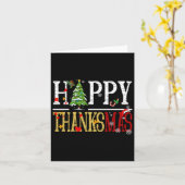 Leuke Thanksgiving Kerst Happy Thanksgiving Kaart (Gele Bloem)
