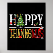 Leuke Thanksgiving Kerst Happy Thanksgiving Poster (Voorkant)