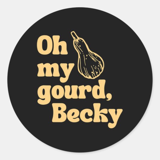 Leuke Thanksgiving Ronde Sticker (Voorkant)