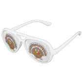 Leuke Thanksgiving Turkije Party Shades Aviator Zonnebril (Gekanteld)