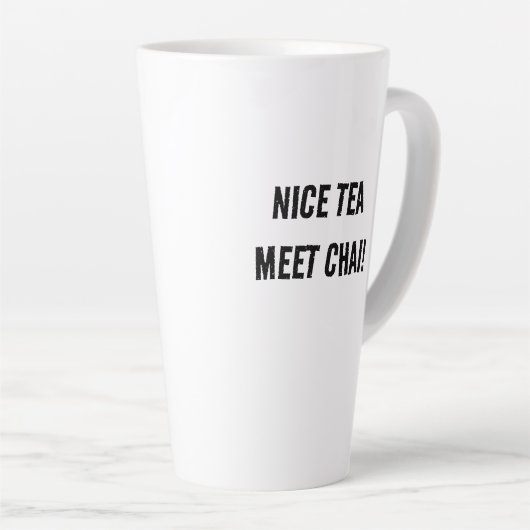 Leuke thee ontmoet Chai Latte Mok (Rechterhoek)