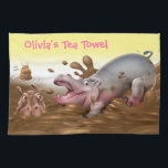 Leuke theedoek nijlpaarden in de modder. Meisjes n<br><div class="desc">Leuke theedoek nijlpaarden in de modder. Meisjes naam. Verander de naam - het is zo gemakkelijk! Stel je voor dat je een nijlpaard in de modder bent,  en stel je voor dat je jezelf en je kinderen in dit prachtige Hippo-personage wikkelt,  geïllustreerd met een grote strandlaken.</div>