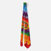 Leuke Tie Dye Psychedelische Patroon Stropdas (Achterkant)