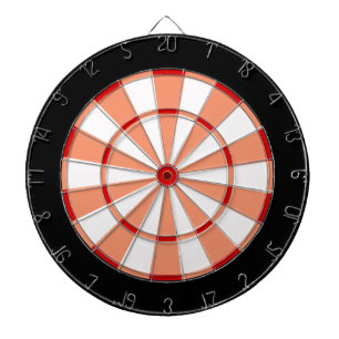 Leuke tijd dart board in rood wit cadmium sinaasap dartbord