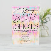 Leuke tijd kleurstof schoten Vaccinatie viering Kaart (Staand voorkant)