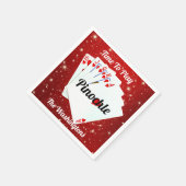 Leuke tijd om te spelen Pinochle Paper Bord Servet (Hoek)