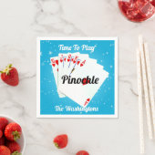Leuke tijd om te spelen Pinochle Paper Bord servet (Insitu)