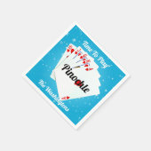 Leuke tijd om te spelen Pinochle Paper Bord servet (Hoek)