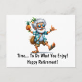 Leuke tijd pensioen briefkaart (Voorkant)