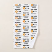 Leuke TIJD VOOR EEN BAD (Bitcoin All Time High) Cr Handdoek (Handdoek)