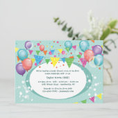 Leuke tijden vieren Uitnodiging (Staand voorkant)