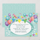 Leuke tijden vieren Uitnodiging (Voorkant / Achterkant)