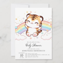 Leuke Tijger Baby shower