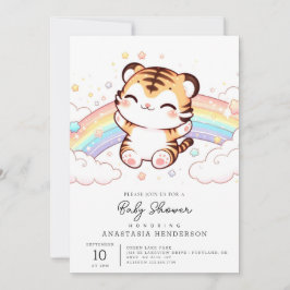 Leuke Tijger Baby shower Kaart