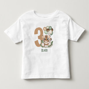 Leuke Tijger Cub Wild Een Jongen Verjaardag Kinder Shirts