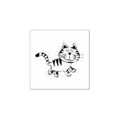 Leuke Tijger Kitten Rubber Stamp Rubberstempel (Afrduk)