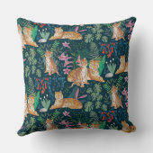 Leuke Tijger Oerwoud Mama om Baby shower te zijn Kussen (Achterkant)