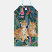 Leuke Tijger Oerwoud Nieuwe Babydouche Cadeaulabel (Achterkant)