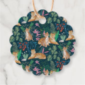 Leuke Tijger Safari Mama om Baby shower te zijn Bedankjes Labels (Achterkant)