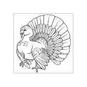 Leuke Tom Turkije Thanksgiving Rubber Stamp Rubberstempel (Afrduk)