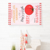 Leuke Tomaat 1e Verjaardag Welkom Spandoek (Insitu)